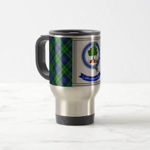 Abercrombie Clan Badge & Tartan Personalized Travel Mug