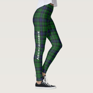 Abercrombie Custom Tartan Plaid Leggings