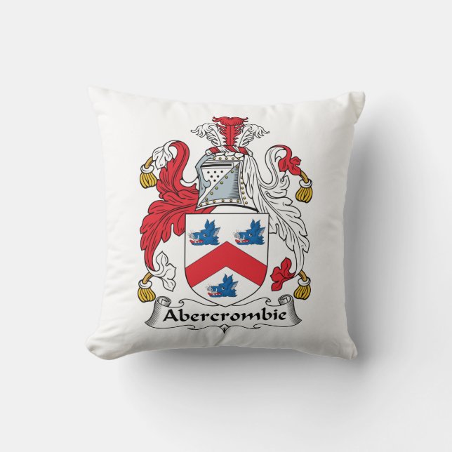 Abercrombie Family Crest Cushion (Front)