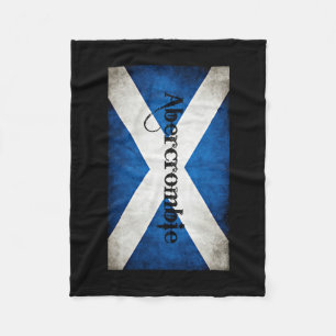 Abercrombie Grunge Flag Fleece Blanket