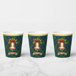 Abercrombie Personalised Tartan Christmas Paper Cups