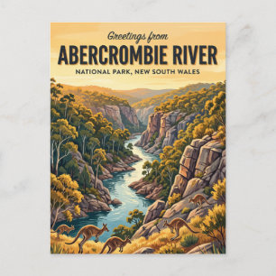 Abercrombie River National Park Australia Postcard
