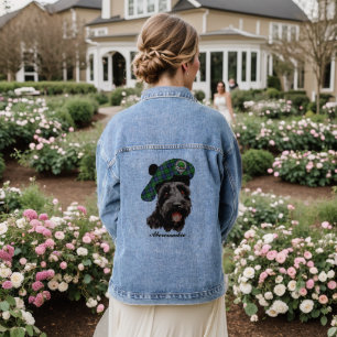 Abercrombie Scottie Dog Personalised Denim Jacket