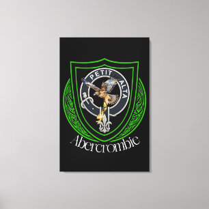 Abercrombie Scottish Clan Crest Canvas Print
