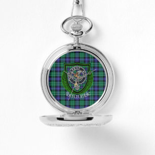 Abercrombie Scottish Clan Tartan & Crest Watch