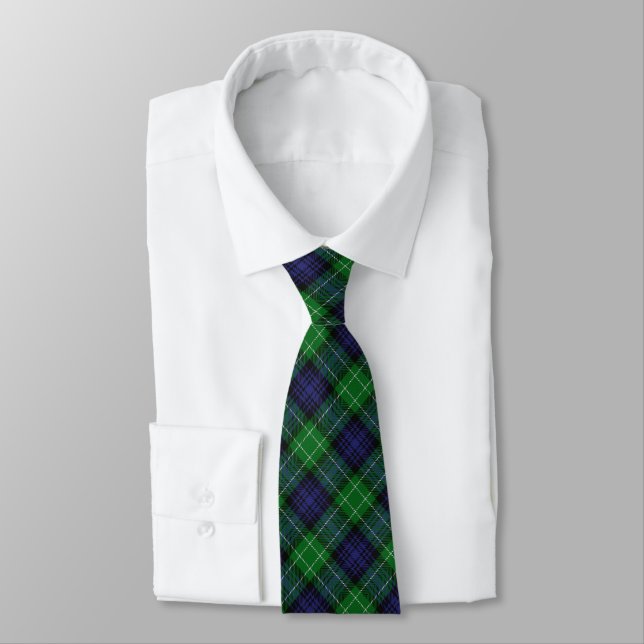Abercrombie Tartan Tie (Tied)