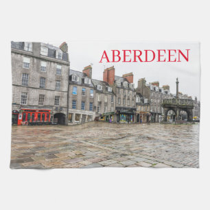 Aberdeen Castlegate tea towel