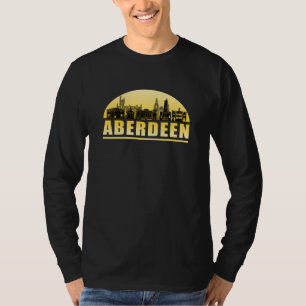 Aberdeen City Cityscape Skyline Funny Gift Idea T-Shirt