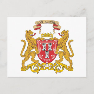 Aberdeen Coat Of Arms Postcard