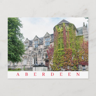 Aberdeen in autumn postcard
