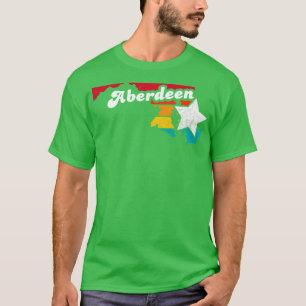 Aberdeen Maryland Vintage Distressed Souvenir 2 T-Shirt