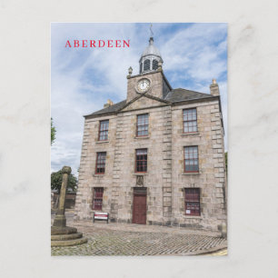 Aberdeen Old Townhouse view postcard