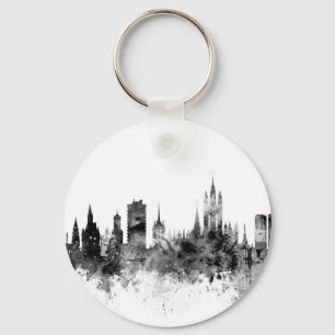 Aberdeen Scotland Skyline Key Ring