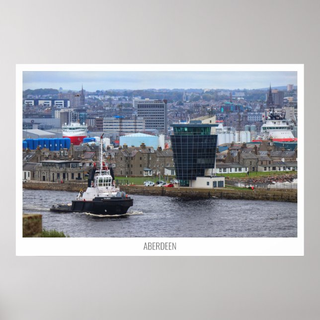 Aberdeen, Scotland, United Kingdom Poster (Front)
