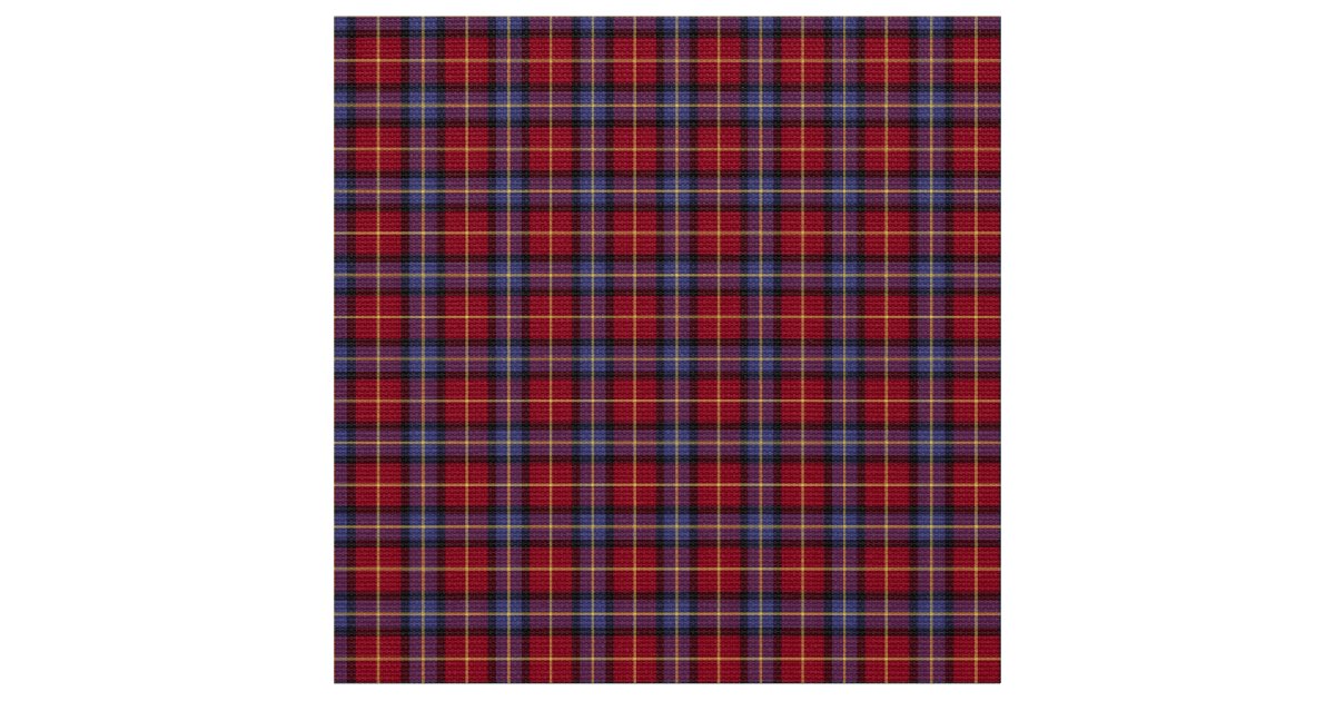 Aberdeen University Tartan Fabric | Zazzle