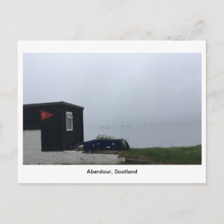 Aberdour Harbour Hut Postcard