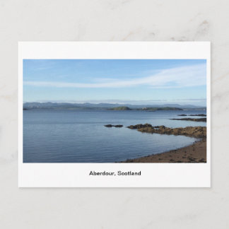 Aberdour on a bright day postcard