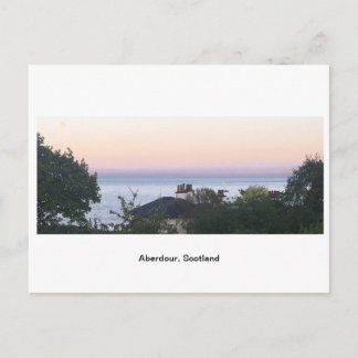 Aberdour Sunset Postcard