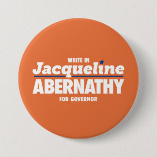 Abernathy for Texas Button, Orange 7.5 Cm Round Badge