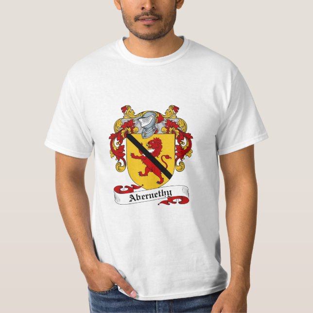 Abernethy Family Crest Abernethy Coat of Arms T-Shirt (Front)