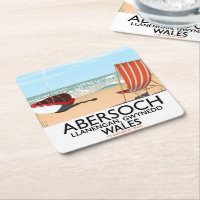 Abersoch Llanengan in Gwynedd, Wales travel poster