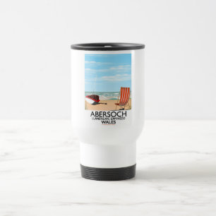 Abersoch Llanengan in Gwynedd, Wales travel poster Travel Mug