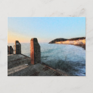 Aberystwyth Sea Front Postcard