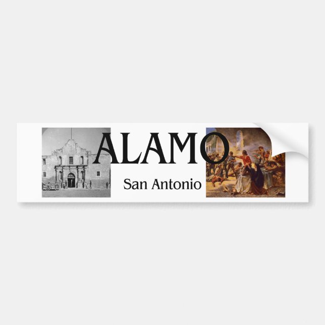 ABH Alamo Bumper Sticker (Front)