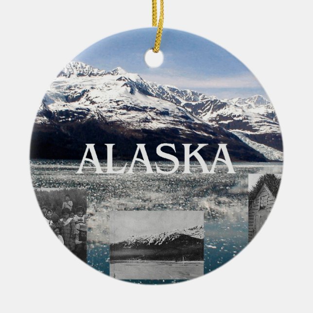 ABH Alaska Ceramic Tree Decoration (Front)