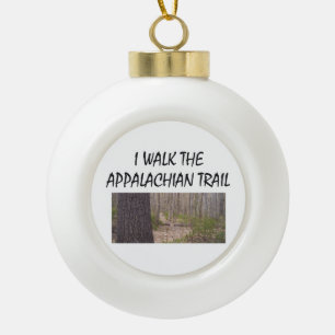 ABH Appalachian Trail Ceramic Ball Christmas Ornament