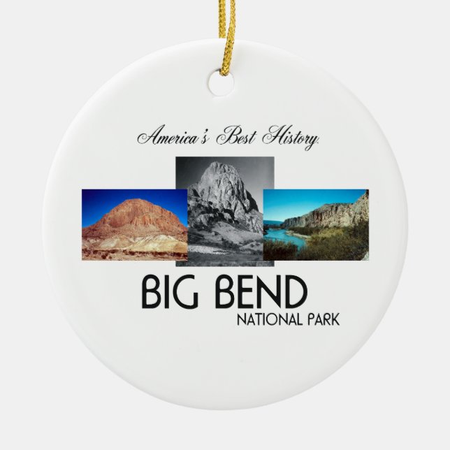 ABH Big Bend Ceramic Tree Decoration (Front)