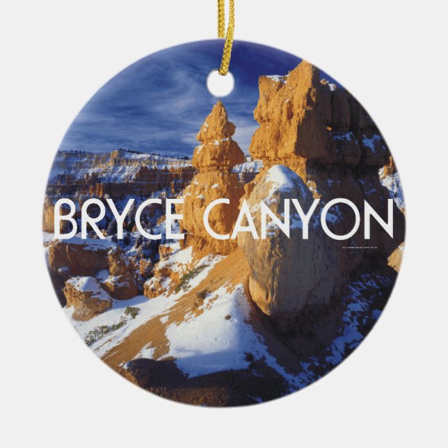 ABH Bryce Canyon Ceramic Tree Decoration (Front)