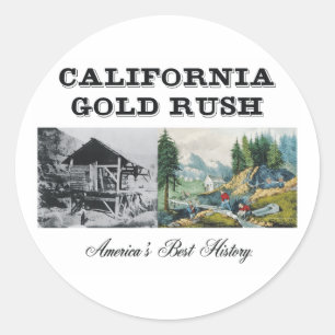 ABH California Gold Rush Classic Round Sticker