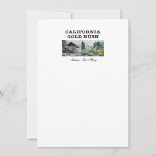 ABH California Gold Rush Note Card