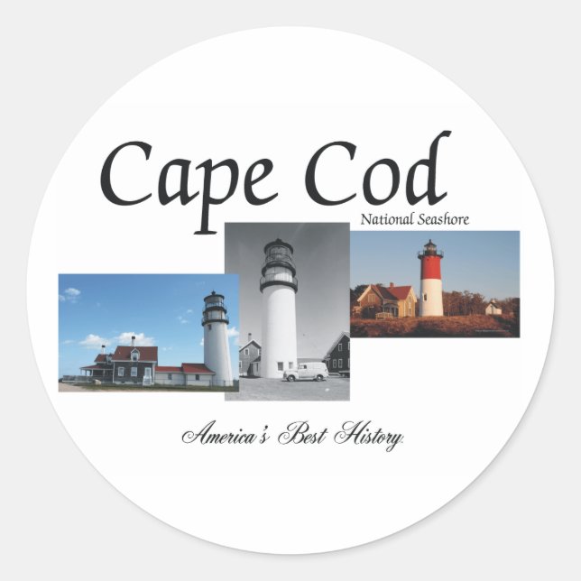ABH Cape Cod Classic Round Sticker (Front)