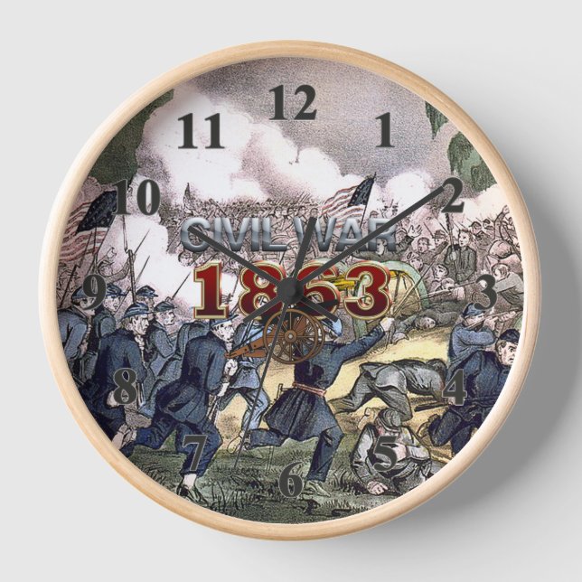 ABH Civil War 1863 Clock (Front)