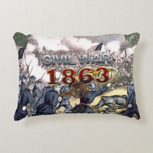 ABH Civil War 1863 Decorative Cushion