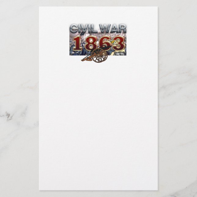 ABH Civil War 1863 Stationery (Front)