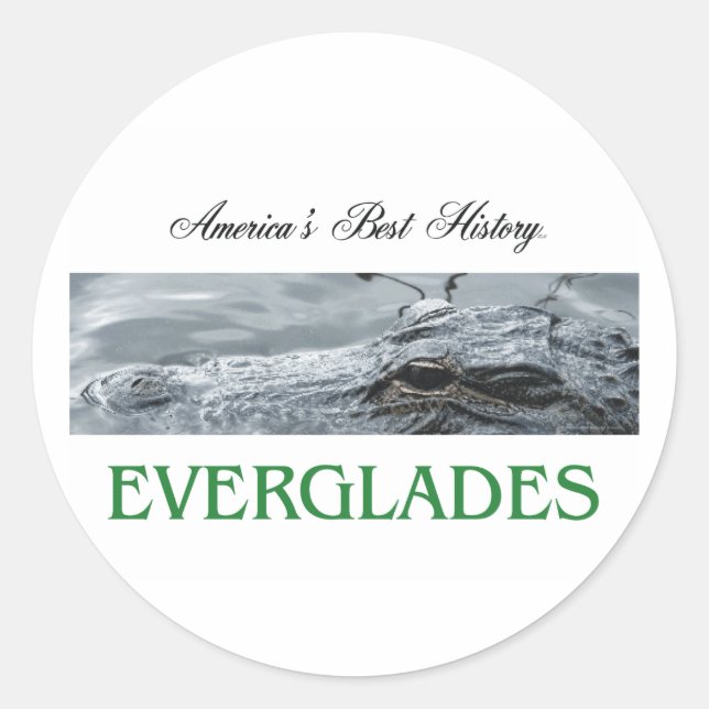 ABH Everglades Classic Round Sticker (Front)