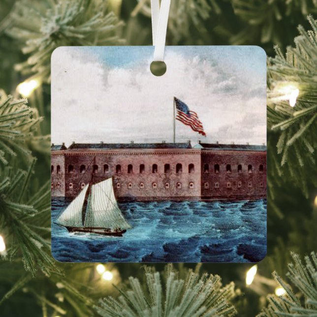 ABH Fort Sumter Metal Ornament (Insitu)