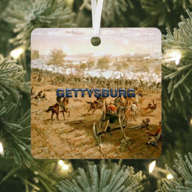 ABH Gettysburg Metal Ornament (Insitu)