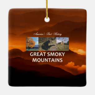 ABH Great Smoky Mountains Ceramic Tree Decoration