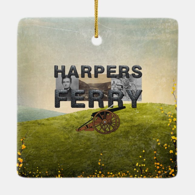 ABH Harper's Ferry Ceramic Tree Decoration (Back)