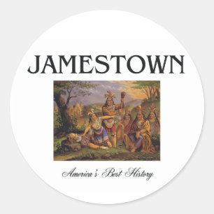 ABH Jamestown Classic Round Sticker