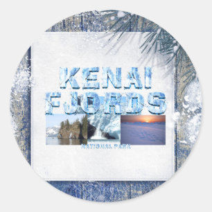 ABH Kenai Fjords Classic Round Sticker