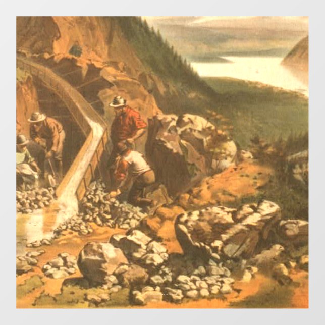 ABH Klondike Gold Rush Window Cling (Sheet)