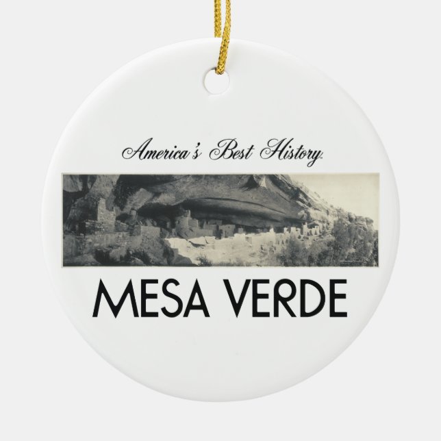 ABH Mesa Verde Ceramic Tree Decoration (Front)