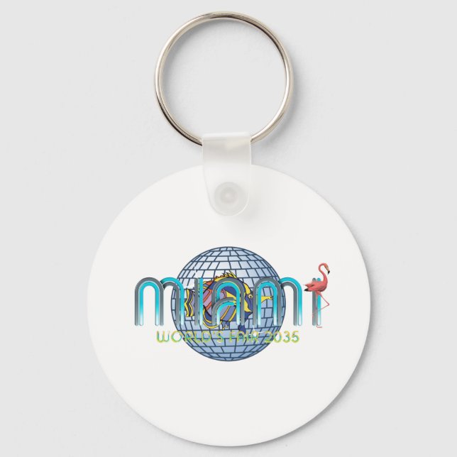 ABH Miami World's Fair 2035 Key Ring (Front)