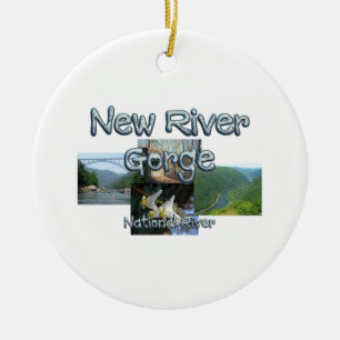 ABH New River Gorge Ceramic Tree Decoration