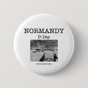 ABH Normandy 6 Cm Round Badge